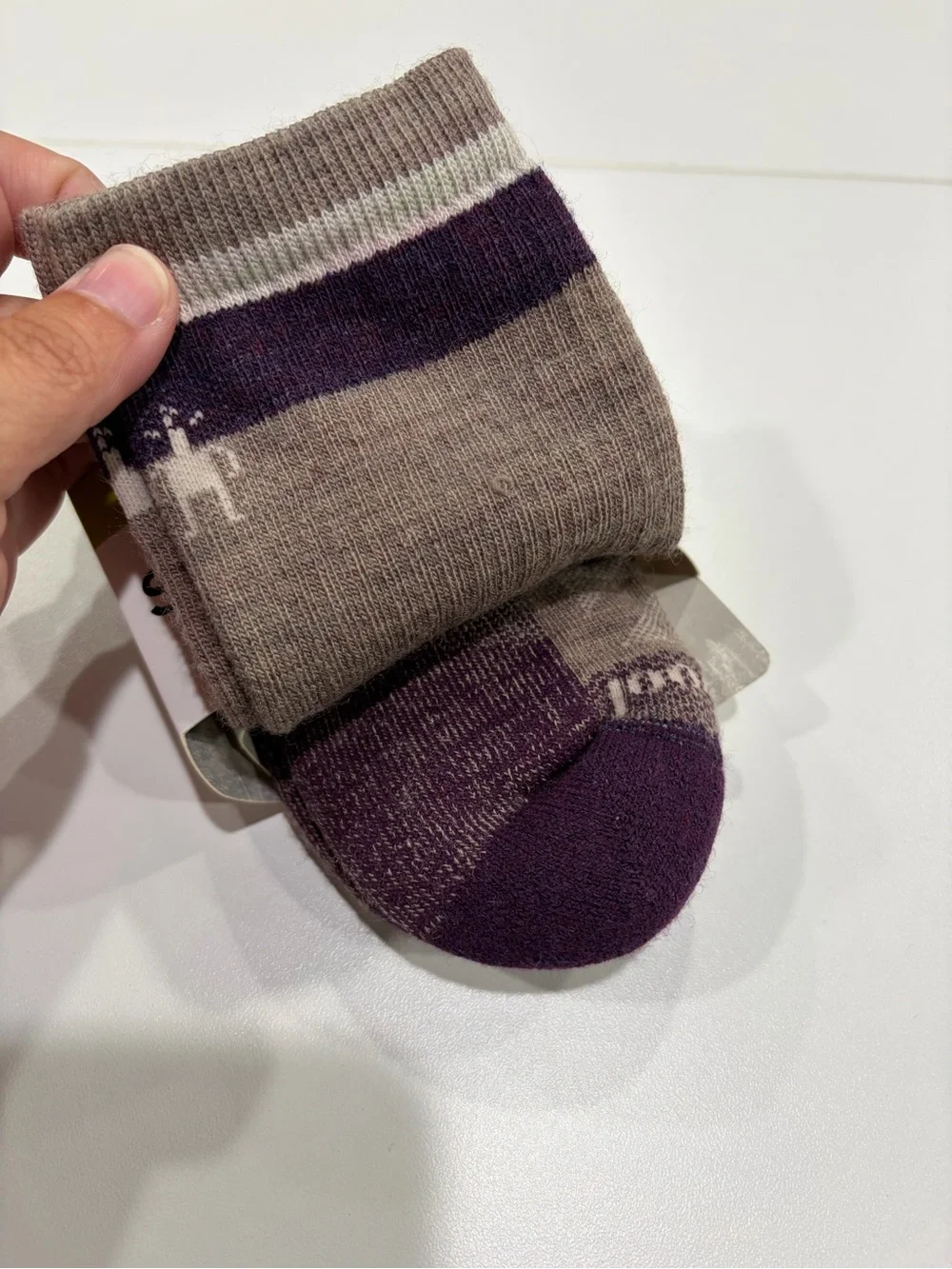 SmartWool Women's Small Hike Outdoor Light Cushion Socks Brown NWT Wool Blend